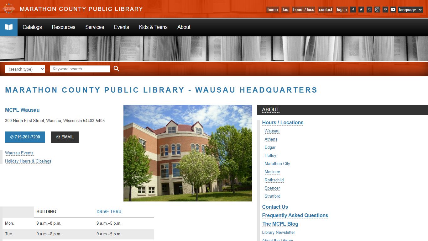 Marathon County Public Library - Wausau Headquarters